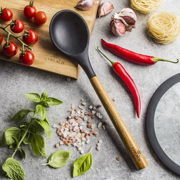 Příbor GERLACH Natur 32,5 cm - silikonová kuchyňská lžíce