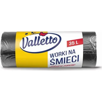 Pytle na odpadky Univerzální pytle na odpad Valletto 35 l, 15 ks