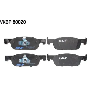 Brzdová destička Sada brzdových destiček, kotoučová brzda SKF VKBP 80020