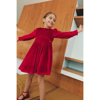 Dívčí šaty Dívčí šaty Abel&Lula 5528.2.Mini.9BYA červená 33X, vel. 122