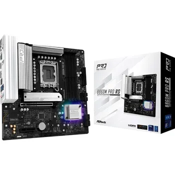 Základní deska ASRock MB Sc LGA1851 B860M Pro RS, Intel B860, 4xDDR5, 1xDP, 1xHDMI, mATX