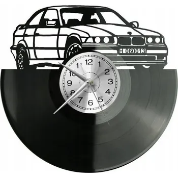 Hodiny NĚMECKÉ AUTO nástěnné HODINY Z VINYLOVÉ DESKY DÁREK PAMÁTKA UR