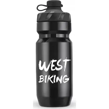 Láhev Lahev Na Pití na kolo s náustkem, 610 ml, černý