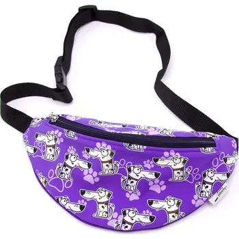 Outdoorové zavazadlo Pískací Potvůrky Ledvinka - dalmatin Barva: fialová