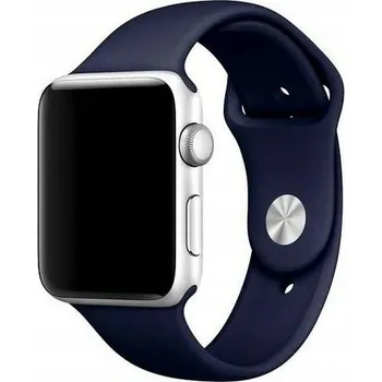 Řemínek na hodinky Mercury silikonový řemínek pro Apple Watch 42/44/45 mm, modrá/navy