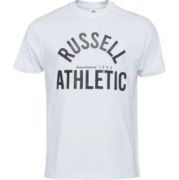 Pánské tričko Pánské tričko Russell Athletic T-SHIRT S Bílá, Černá