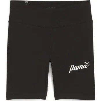 Dámské kraťasy Dámské kraťasy Puma ESSENTIALS+ BLOSSOM 7 SCRIPT SHORT S Černá, Bílá