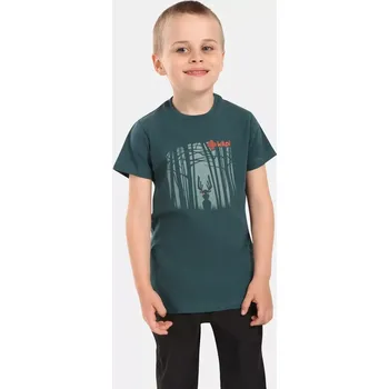 Chlapecké tričko Kilpi SALO-JB tmavě zelená 98