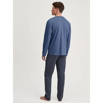 Pánské pyžamo Calida Pyžamo 47387 Modrá Regular Fit M
