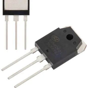 Svářečka TRANZISTOR PRO SVAŘEČKU IGBT 60N60FD1 SVAŘOVACÍCH STROJŮ 60N60 60A 600V 3 PINY 40mm