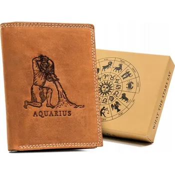 Always Wild peněženka z pravé nubukové kůže hnědá - muž