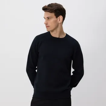 Pánský svetr Reserved - Svetr s bavlnou - černý - 688DR-99X - 688DR-99X-XL