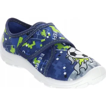 Dívčí bačkory Befado dětské papuče na suchý zip, vícebarevné, velikost 26