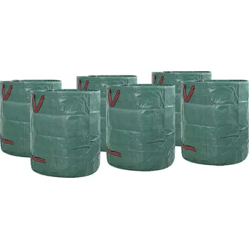 Pytle na odpadky vidaXL Pytle na zahradní odpad 12 pcs Zelená 45 x 45 x 76 cm