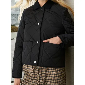 Sinsay - Prošívaná bunda - černá - 099FJ-99X - 099FJ-99X-XS