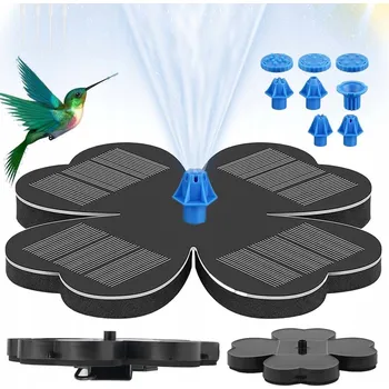 Fontána do jezírka Fontána s LED osvětlením do jezírka, 120 l/h DC41 s akumulátorem