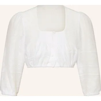 Dámská halenka Sportalm Dámská Dirndl Halenka S 3/4 Rukávem, bílá, 36