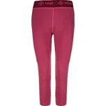 Dámské 3/4 funkční legíny Kilpi ROSLYN-W tmavě červená 36