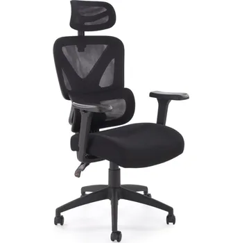 Kancelářská ergonomická židle ASTRAL — látka, černá