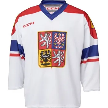 Hokejový dres Hokejový dres Střída FAN ČR ČERVENKA S Bílá, Červená, Žlutá, Modrá