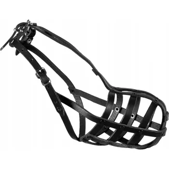 Náhubek pro psa Kožený náhubek Dino