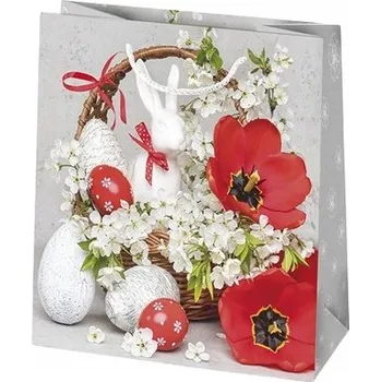 Dárková taška Velikonoční ozdobná taška Pol-Mak 15,5 x 15,5 x 8 cm