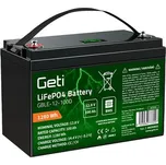 Baterie LiFePO4 12,8V 100Ah GETI GBLE-12-100D Displej