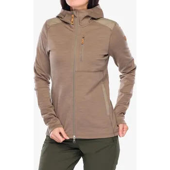 Dámská mikina Dámská mikina na zip Fjallraven Keb Fleece Hoodie - sude brown