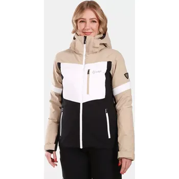 Dámská lyžařská bunda Kilpi VALERA-W béžová 40