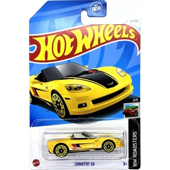 autíčko Corvette C6 Yellow (F1) - Hot Wheels