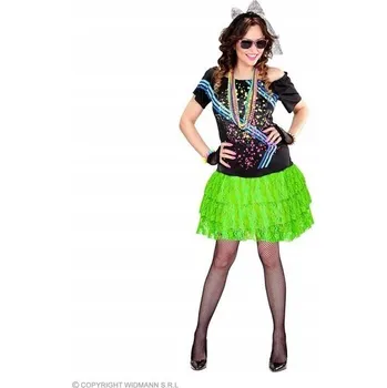 Dámská sukně Zelená krajková sukýnka disco 80. léta