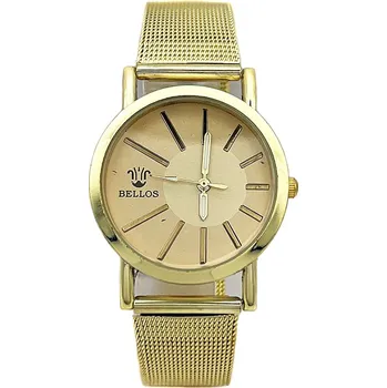 Hodinky Dámské hodinky / zlaté / stříbrné / pletený náramek (mesh)