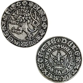 Přívěsek Drakkaria PRAŽSKÝ GROŠ zinek, starostříbro