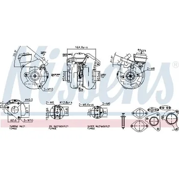 Turbodmychadlo Dmychadlo, plnění NISSENS 93779