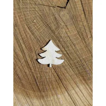 Vánoční dekorace Dřevěný stromek přírodní