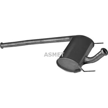 Výfukový systém Stredni tlumic vyfuku ASMET 10.065