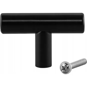 Nábytkové kování NÁBYTKOVÁ ÚCHYTKA KNOFLÍK ČERNÁ LOFT PRO SKŘÍNĚ ZÁSUVKY 30mm