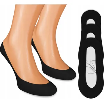 Dámské ponožky MORAJ BALERÍNKY se silikonem kotníkové ponožky 3-BALENÍ - 38-41