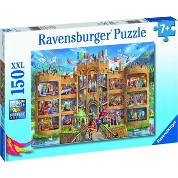 Puzzle PUZZLE 150 DÍLKŮ - POHLED NA RYTÍŘSKÝ HRAD XXL