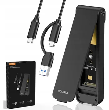 SSD disk Adaptér pro disk SSD NVME PCIe M.2 USB-C 3.2 GEN2 Kieszeń M2 SOUNIX