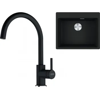 Granitový dřez Set RS Franke MRG 610-54 FTL + Franke FC 6018 Lina (bílá led + bílá led)