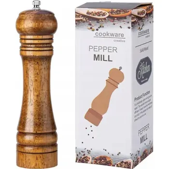 Kuchyňský mlýnek MLÝNEK DIKOM NA KOŘENÍ, SŮL A PEPŘ 27 CM + LŽÍCE NA PLNĚNÍ