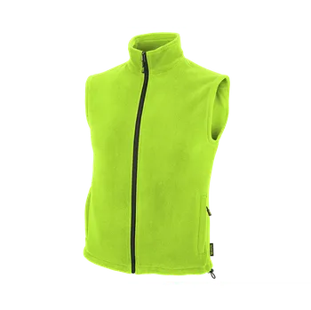 Pánská vesta BENNON Fleecová vesta hi-vis zelená - 4XL