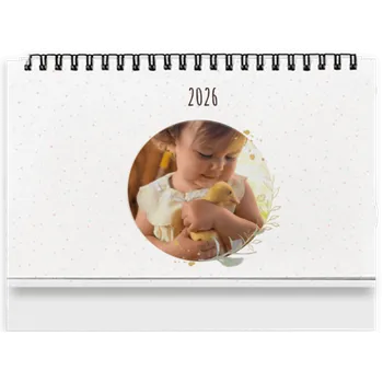 Fotokalendář 14 denní stolní fotokalendář, Vlastní fotky, Online a snadno v editoru Motiv Louka. Motiv Dětský
