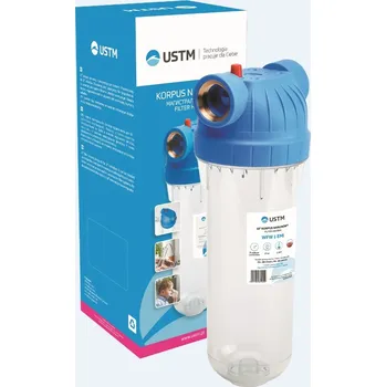 vodní filtr FILTR NA VODU POUZDRO FILTRU NARUBOVÉ TĚLO PRO DOMÁCNOST 1/2" EMI 10" USTM