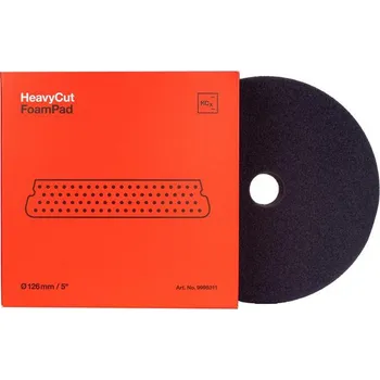 Heavy Cut Foam Pad 126 x 25mm - Leštící kotouč červený