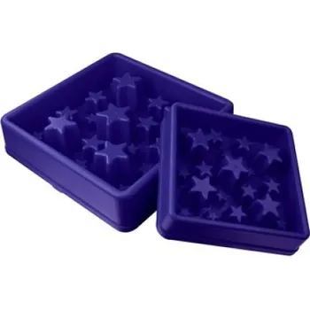 Miska pro psa Eat Slow Star modrá L 30cm - Zpomalovací miska