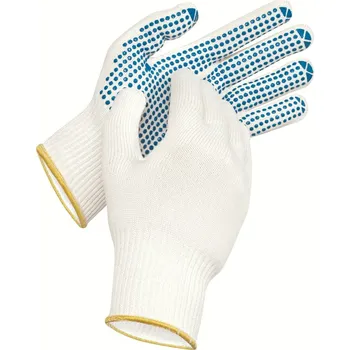 Pracovní oblečení uvex unigrip 6620 - Úpletové ochranné rukavice s PVC terčíky v dlani Velikost rukavic: 7