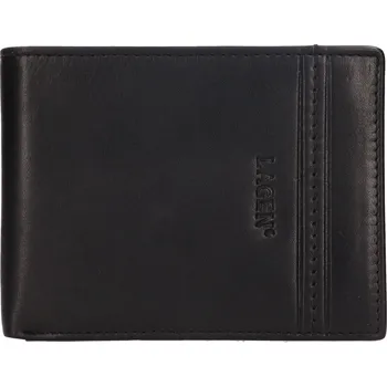 pánská peněženka kožená 12567 BLK ČERNÁ