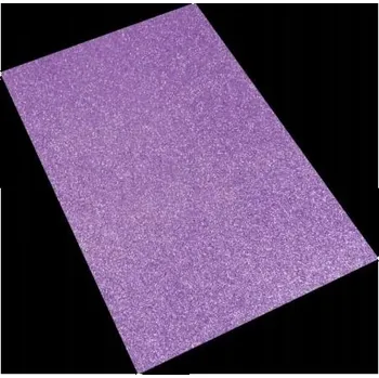 Pěnová guma A4 glitr levandulová EG-005